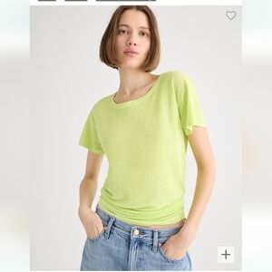 J.Crew relaxed linen tee